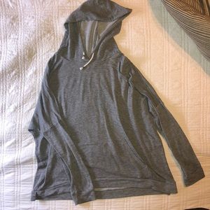 Grey Hooded Sweatshirt